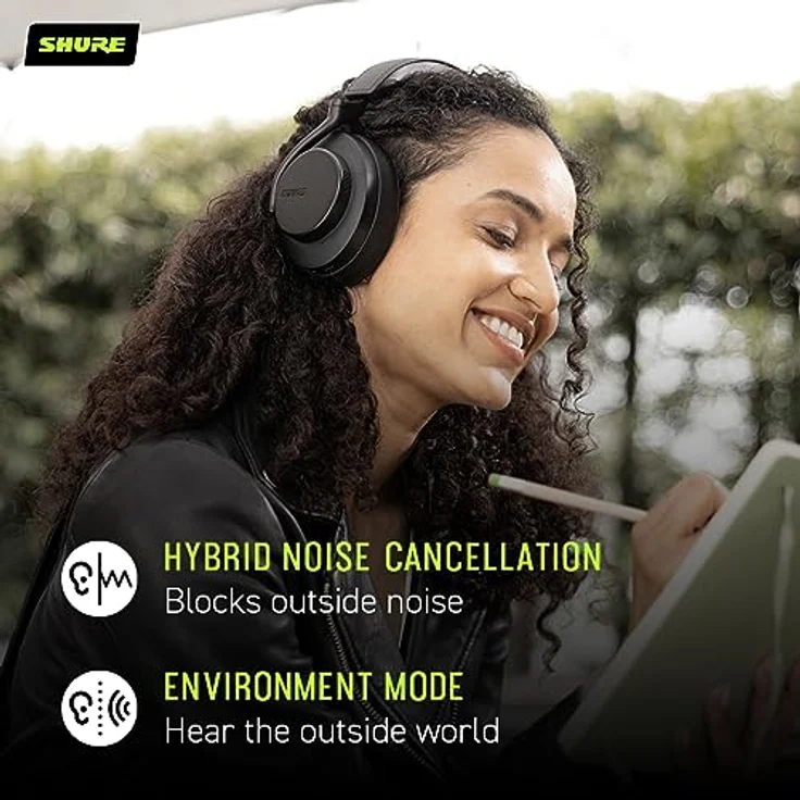 Shure AONIC 50 GEN 2 Kabellose Kopfhörer mit Noise Cancelling - Schwarz – Bild 3