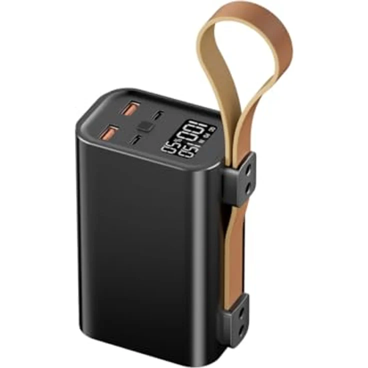 Dangbei Freedo, Portabler Projektor mit 450 lm, 1920 x 1080 px, inkl. Powerbank, anthrazit – Bild 3