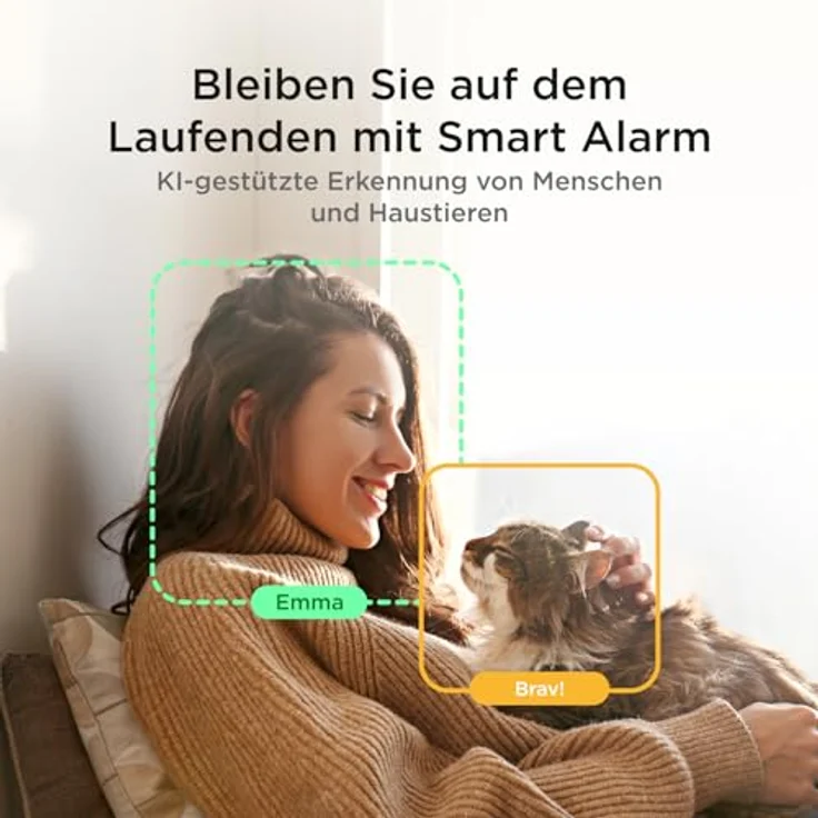 Petcube Cam 360 interaktive Haustierüberwachungskamera, WiFi, 1080p, 360° Rundumsicht smarte Haustierkamera von Petcube – Bild 6