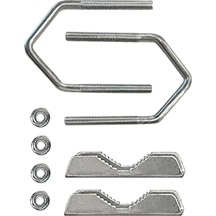 Premium X Balkon-Ausleger Aluminium Geländer Halterung für Satelliten-Schüssel, witterungsbeständig, 45cm Wandabstand, inklusive Schellen – Bild 4