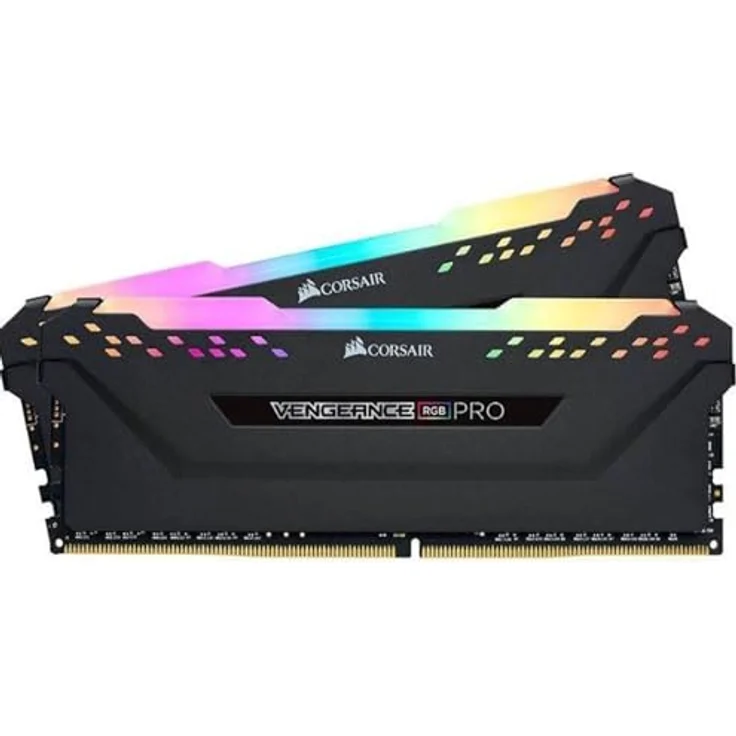 Corsair Vengeance RGB PRO 16GB (2x8GB) DDR4 2666MHz C16 XMP 2.0 Enthusiast RGB LED-Beleuchtung Speicherkit - schwarz - Preisvergleich – Bild 4