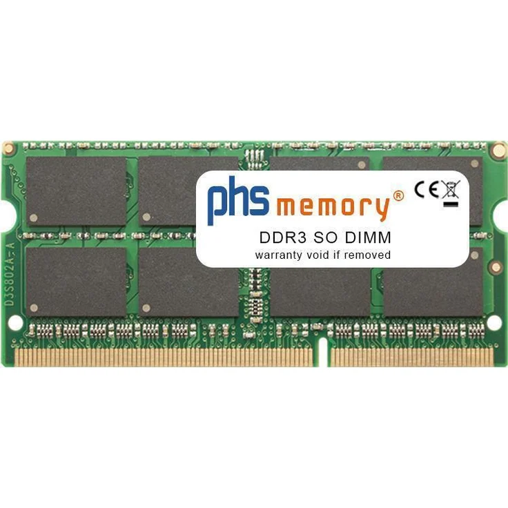 PHS-memory 8GB DDR3 SO DIMM RAM für Sony VAIO SVE171A11M, 1333MHz PC3-10600S