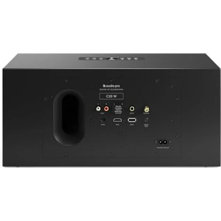 Audio Pro C20 W, Multiroom Streaming-Lautsprecher mit Bluetooth, Airplay 2 und Chromecast, Schwarz – Bild 7