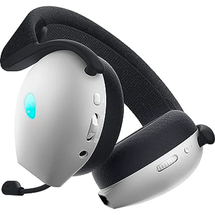 Alienware AW720H Dual-Mode kabelloses Gaming Headset - Farbe Lunar Light – Bild 5