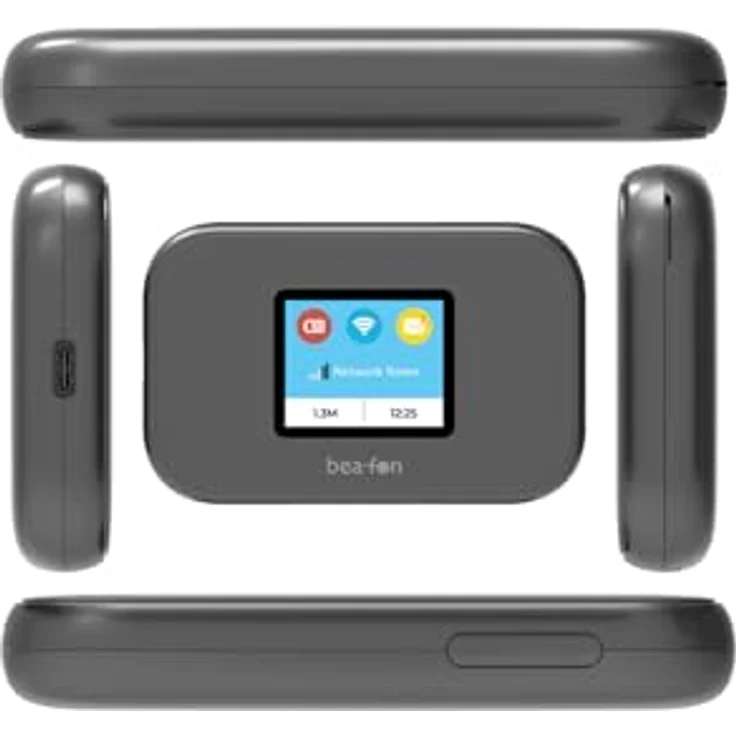 beafon MR3 Router, 4G LTE, CAT 6, Secure WiFi, 1,77" Farbdisplay, WPS Taste, Nano SIM, Mikro SD Slot bis 32GB – Bild 5