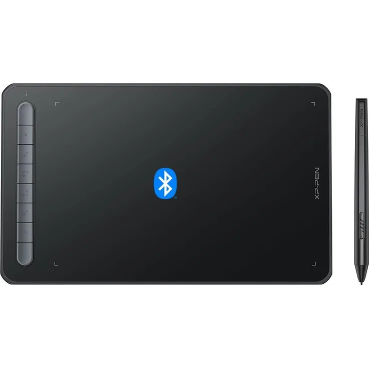 XP-Pen Deco MW Grafiktablett, 8x5 Zoll, Bluetooth, 8 Schnelltasten, X3 Smart Chip Stift für Zeichnen und Fotobearbeitung