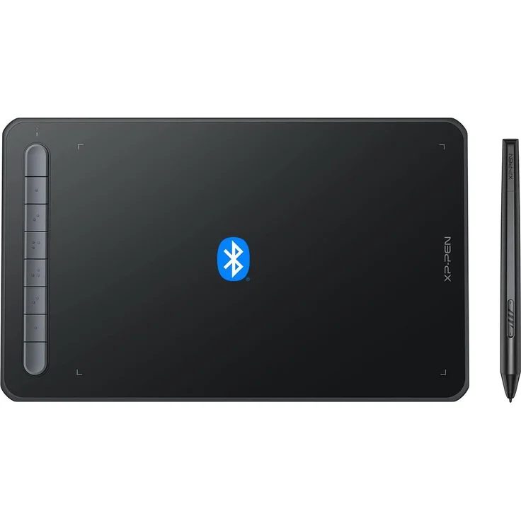 XP-Pen Deco MW Grafiktablett, 8x5 Zoll, Bluetooth, 8 Schnelltasten, X3 Smart Chip Stift für Zeichnen und Fotobearbeitung