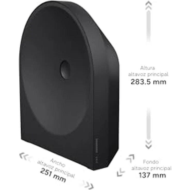 Samsung HW-LS50H, 3.0-Kanal Soundbar mit 70 W, Dolby Atmos und integriertem Sprachassistenten, Schwarz – Bild 6