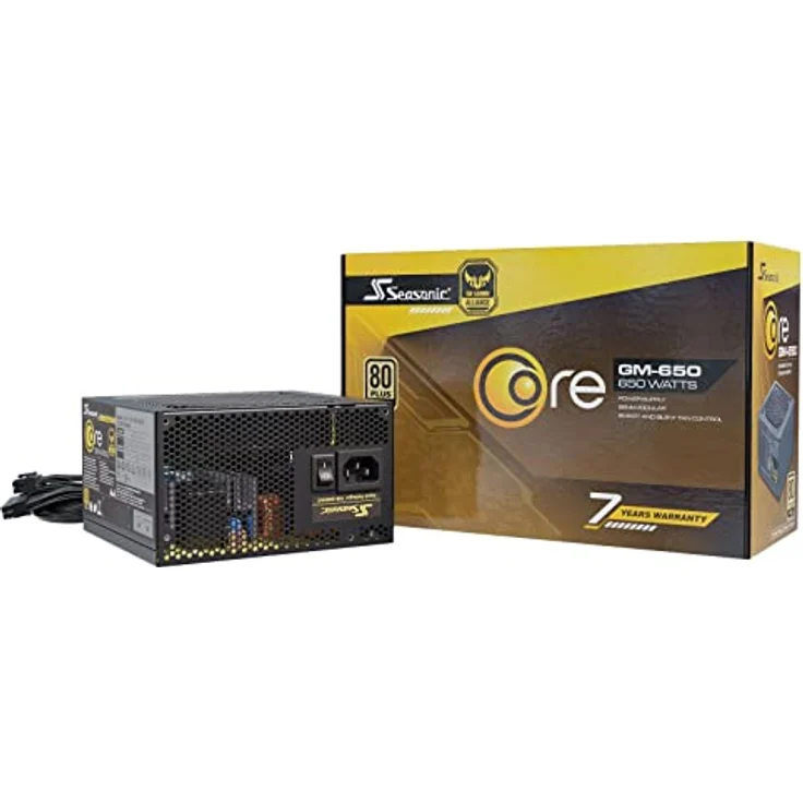 Seasonic CORE GM-650, schwarz, 2x PCIe, semimodulares Kabelmanagement (CORE-GM-650) – Bild 2