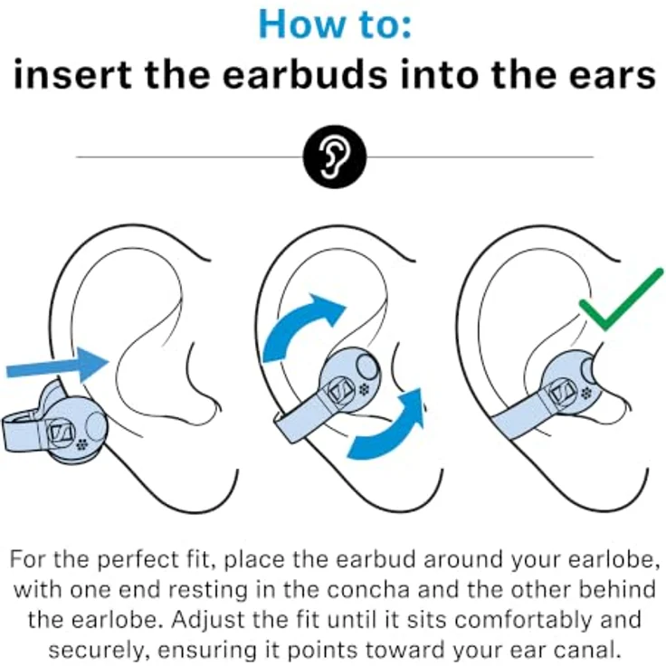 Sennheiser Accentum Clip In-Ear Bluetooth Kopfhörer TWS, kabellos mit 9 h Laufzeit und IP54, Schwarz – Bild 10