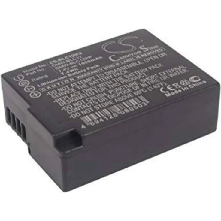 CS Cameron Sino CS-BLC12MX, Kamera-Akku 7.4V 1000 mAh für Digitalkameras und Camcorder, Hochwertiger Ersatzakku
