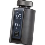 Homematic IP Smart Home Heizkörperthermostat – Evo, anthrazit, digitaler Thermostat Heizung, Steuerung per App, Alexa, Google Assistant, einfache Installation, Energie sparen, 158419A0