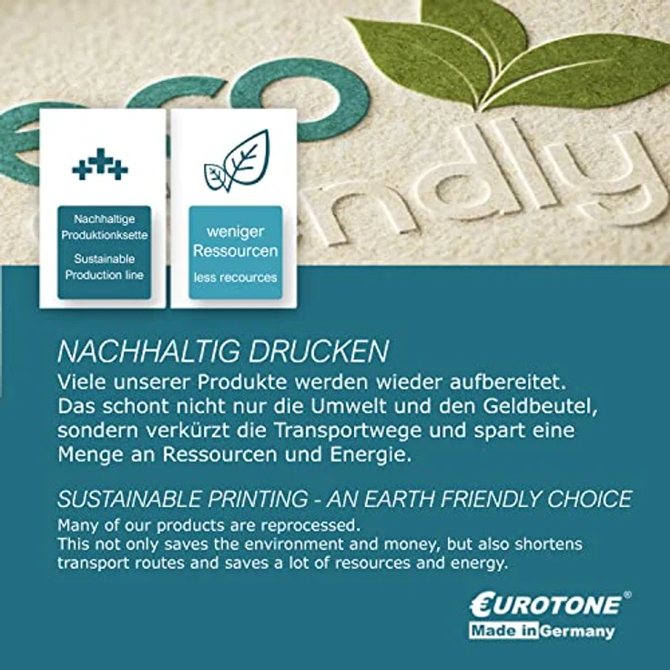 Eurotone Toner CE402A / 507A, kompatibel für HP LaserJet M551/M570/M575, Gelb, ca. 6.000 Seiten Reichweite – Bild 5