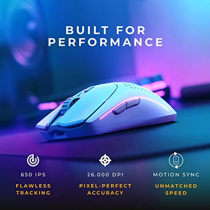Glorious Model O 2 Wireless Gaming Maus - weiß, matt – Bild 2