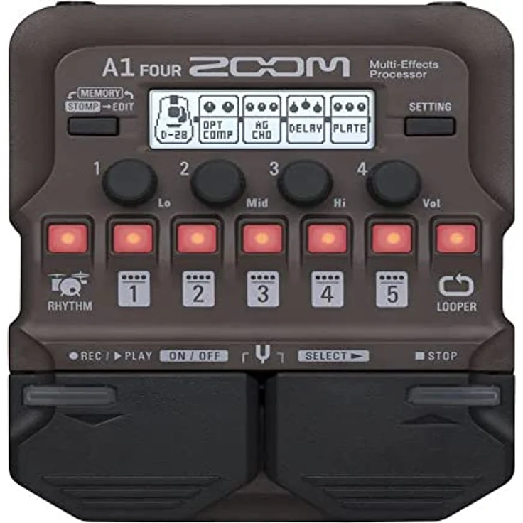 Zoom A1 FOUR Acoustic Guitar Multi-Effects Pedal – Bild 1