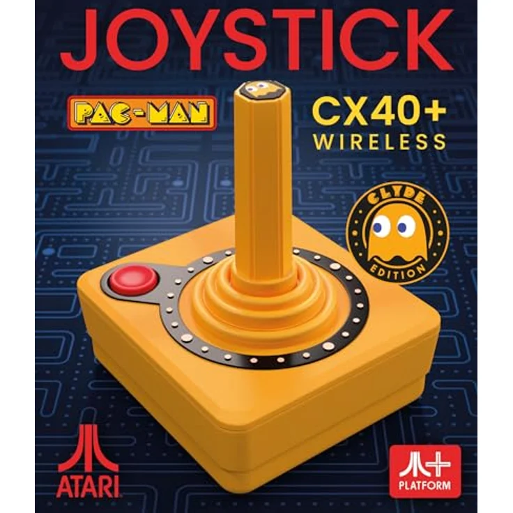 Plaion CX40+ Pac-Man Edition, Gaming Controller im legendären Pac-Man-Design, kabellos, Orange – Bild 2