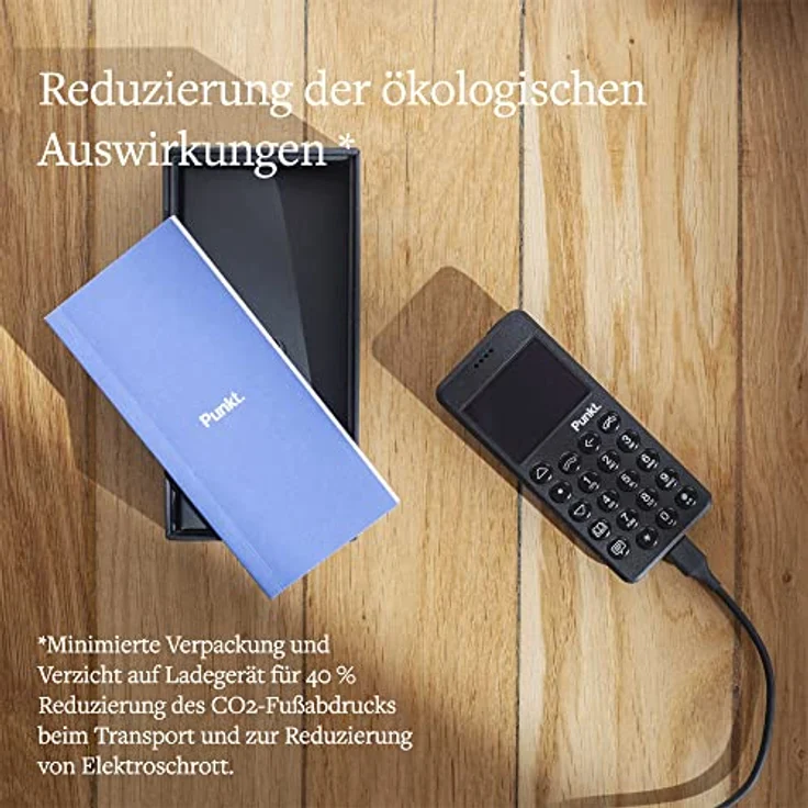 Punkt. MP02 Minimalistisches Handy mit 4G LTE, Schwarz, Digitale Sicherheit, Wi-Fi Hotspot – Bild 2