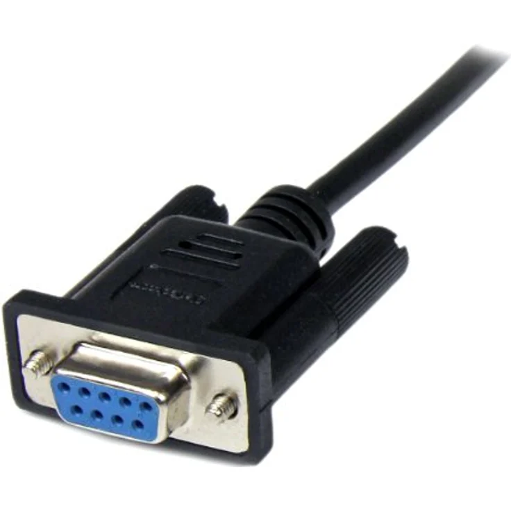 StarTech.com Seriell DB9 RS-232 Nullmodemkabel - Schwarz - St/Bu - Nullmodemkabel - DB-9 (M) - DB-9 (W) - 2,0m - Schwarz (SCNM9FM2MBK) – Bild 3