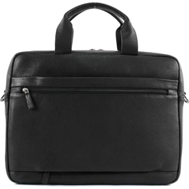 JOOP! Aktentasche Cardona Pandion BriefBag MHZ, Rindleder Aktentasche mit Laptopfach, Organizer, passend für A4 Ordner, schwarz - Preisvergleich – Bild 4