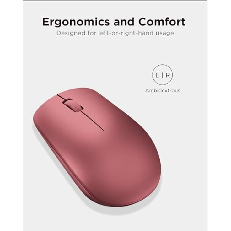 Lenovo 530 Wireless Mouse kirschrot, Funk (GY50Z18990)  – Bild 5