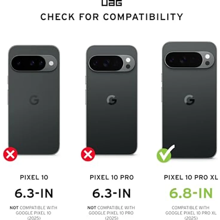 URBAN ARMOR GEAR Scout Case Google Pixel 10 Pro XL, Offiziell Made for Google zertifizierte Hülle, sturzfest nach Militärstandard, Displayschutz durch erhöhten Rand, schwarz – Bild 2