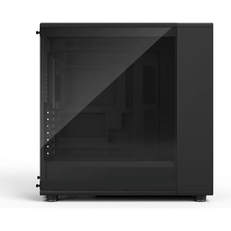 Fractal Design North XL Momentum Black, PC-Gaming-Gehäuse mit Glas-Seitenfenster, Front aus echtem geschwärztem Eichenholz, drei 14" Momentum-Lüfter, ATX-/E-ATX Unterstützung – Bild 3