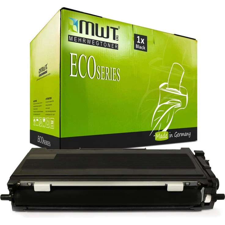 Eurotone Tonerkartusche TN2110, TN2120, kompatibel für Brother-Drucker, 1er-Pack in Schwarz