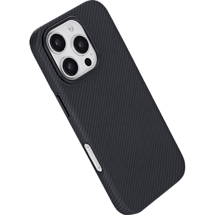 ISY ISC-3744 Carbon Magsafe Backcover für Apple iPhone 16 Pro, schwarz