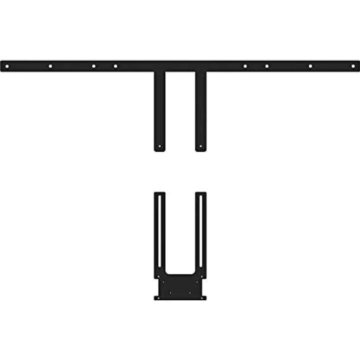 Hagor Monitor-Halterung 2286, spezieller Display-Adapter für Poly Studio X50, schwarz, höhenverstellbar und flexible Montage