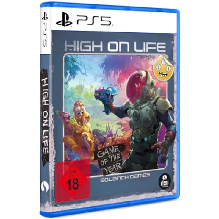 Clear River Games High On Life PS5, inkl. High on Knife DLC-Inhalte auf Disc, intergalaktischer Ego-Shooter