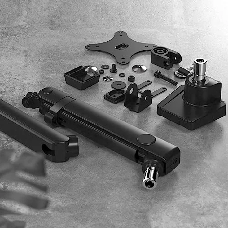 CAVO Motion Monitorhalterung für Monitor 17-32 Zoll bis 8 kg, drehbar, schwenkbar, neigbar, matt schwarz – Bild 5