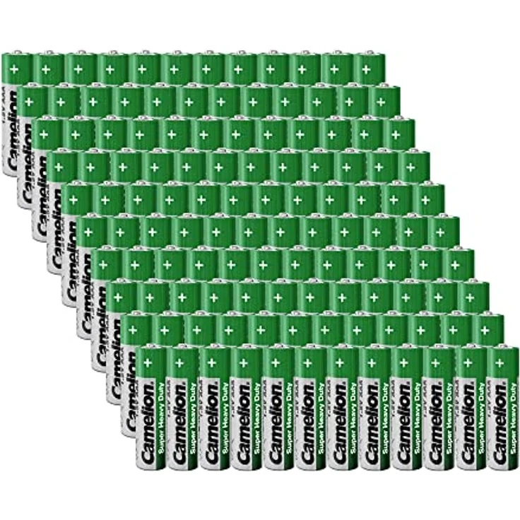 Camelion 120 x AAA Super Heavy Duty Batteries 1.5V Leistungsstarke Einwegbatterien für Spielzeug, Wecker, Fernbedienungen und viele andere Geräte – Bild 1
