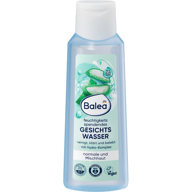 Balea Gesichtswasser 200ml – feuchtigkeitsspendendes Tonic für erfrischte Haut, ideal zur täglichen Gesichtsreinigung