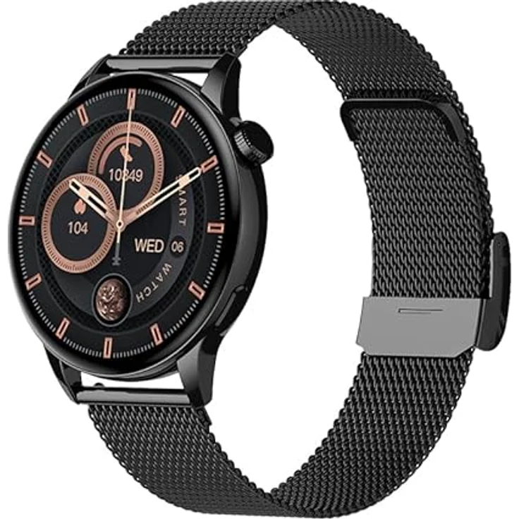 Maxcom FW58 Vanad Pro Schwarz (46 mm, Metall, One Size), Sportuhr + Smartwatch – Bild 3