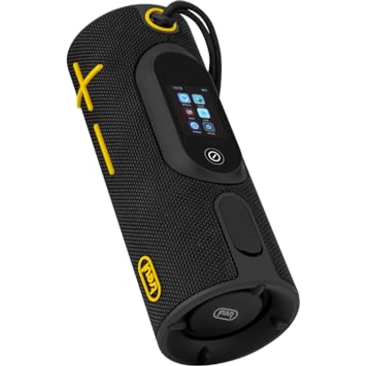 Trevi XSC 8B30 BD, Tragbarer Bluetooth-Lautsprecher 20 W mit Multi-Room-Funktion, 2-Zoll-Touch-Display, TWS, USB/MicroSD-Player, Equalizer, wiederaufladbarer Akku mit USB-C-Aufladung – Bild 3