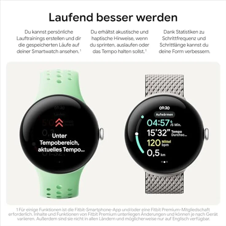 Google Pixel Watch 3 (45 mm) – Matte Black – Obsidian – LTE Smartwatch mit Actua-Display und personalisiertem Echtzeit-Coaching – Bild 3