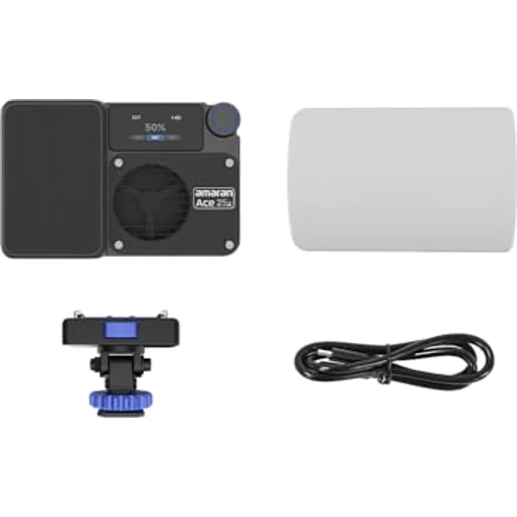 Amaran Ace 25x, Tragbares LED-Licht für Fotostudio mit 32 W Leistung, Charcoal – Bild 2