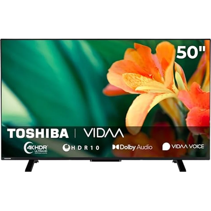 Toshiba 50UV2363DA, 50 Zoll 4K UHD Smart TV mit HDR, Triple-Tuner und VIDAA Smart-Funktionen – Bild 1