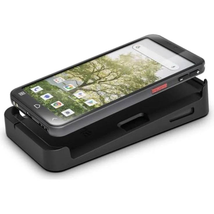 EMPORIA Smart.7lite, Android-Smartphone mit 128 GB Speicher, Schwarz ...