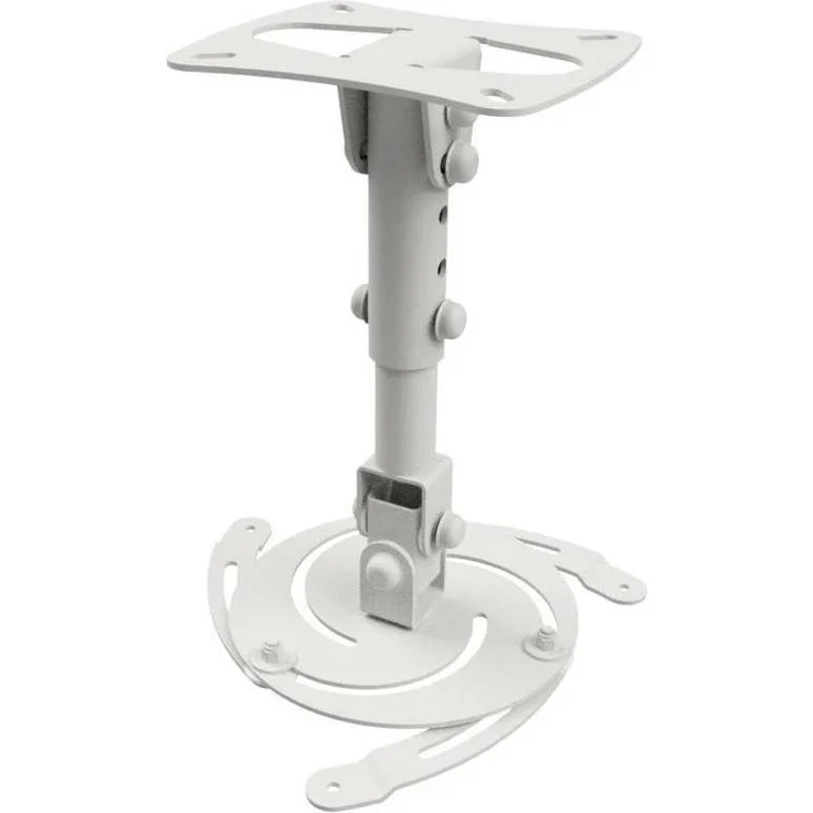 edbak Pm 8 Deckenhalterung für Beamer, höhenverstellbar von 250 mm bis 300 mm, weiss