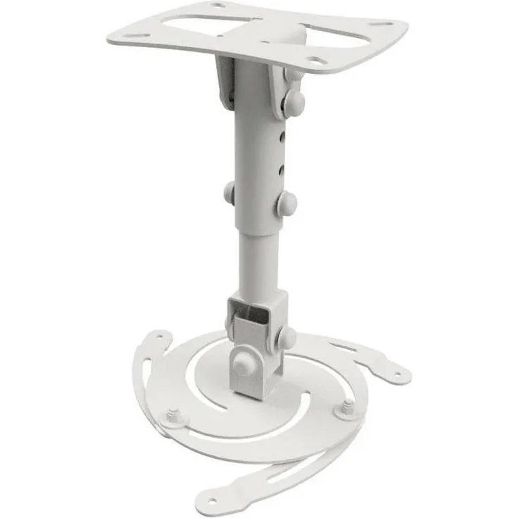edbak Pm 8 Deckenhalterung für Beamer, höhenverstellbar von 250 mm bis 300 mm, weiss