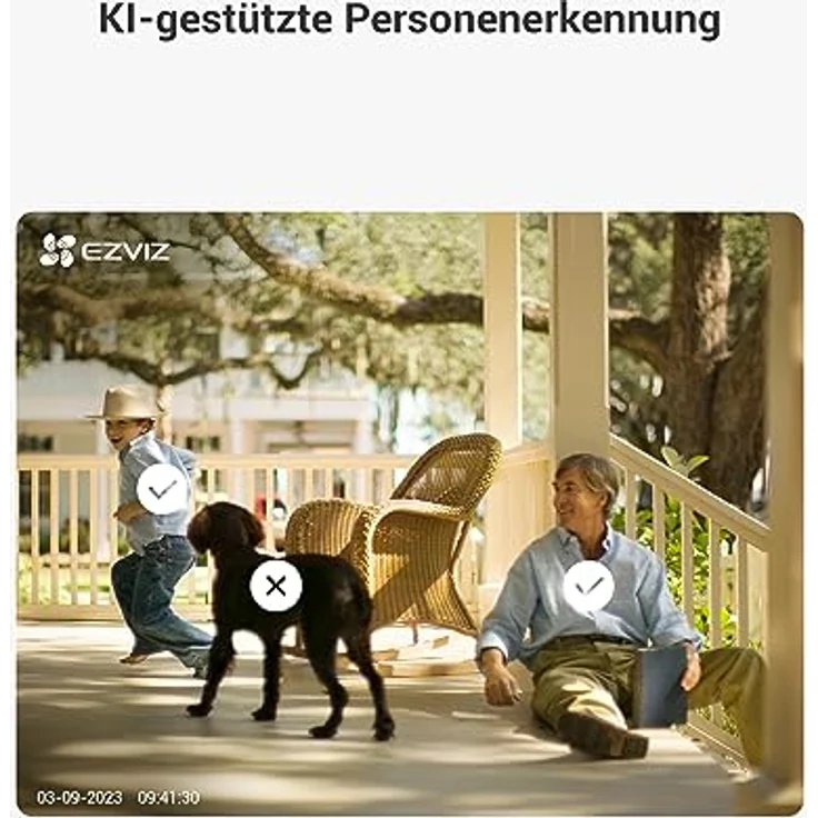 Ezviz LC3 Intelligente Sicherheitswandleuchte mit integrierter Kamera (303101860) – Bild 6