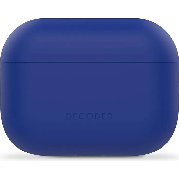 Decoded Silicone Case für Apple AirPods Pro 3, Schutzhülle aus flüssigem Silikon, Navy Blau, kompatibel mit kabellosem Laden