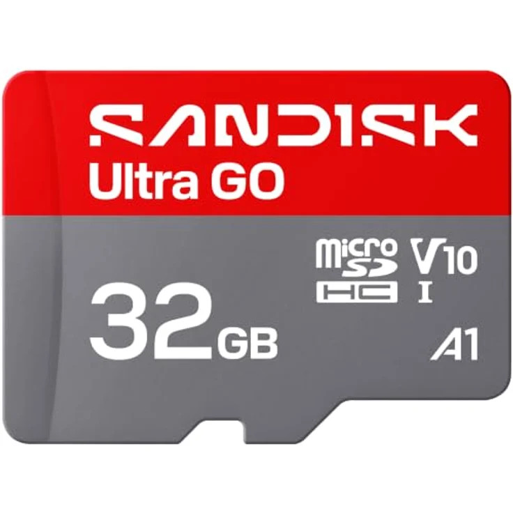 SanDisk Ultra GO microSD, 32GB Speicherkarten mit 120MB/s Übertragungsgeschwindigkeit, UHS-I Class 1 – Bild 1