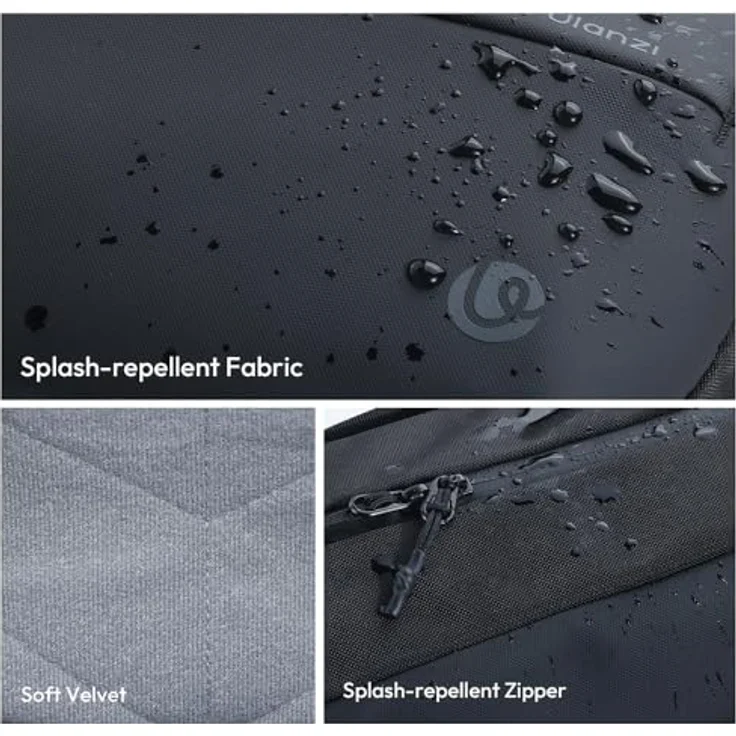 Ulanzi PB038 Travel Sling Bag V2, Kamera Schultertasche mit 10 l Volumen und Stativhalterung, schwarz – Bild 5