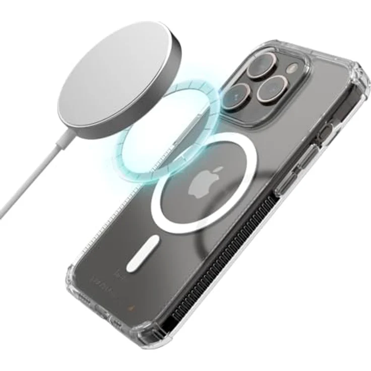 Hama iPhone 15 Pro Handyhülle „Extreme Protect“ (D3O Bumper, stoßfest, sturzsicher, bruchsicher, MagSafe, durchsichtig) – Bild 4