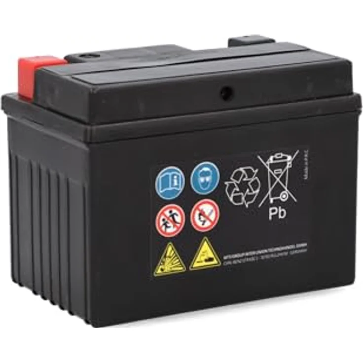 Cartec Gel Motorradbatterie YTX4L-BS 4Ah 120A, wartungsfrei, auslaufsicher, ideal für Mofas und Motorräder – Bild 3