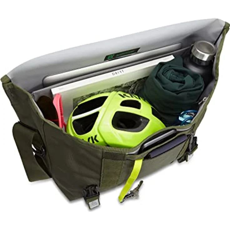 Timbuk2 Heritage Classic Messenger, 46 cm Laptopfach, 100% Nylon, Farbe eco army – Bild 2