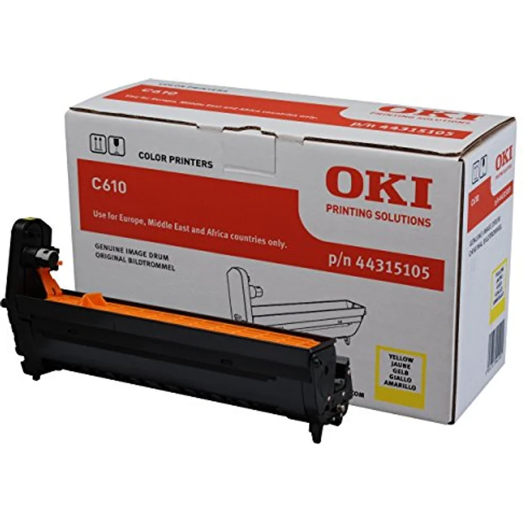 OKI Bildtrommel C610, Original Tonerpatrone, gelb, 20K Seiten, Oki-Nr.: 44315105 – Bild 2