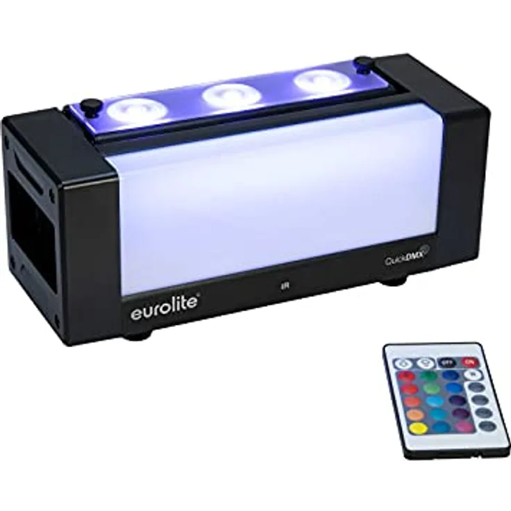 EUROLITE AKKU Bar-3 Glow QCL Flex QuickDMX | Neigbare AKKU-LED-Leiste und Mood-Light mit 4in1-LEDs und QuickDMX